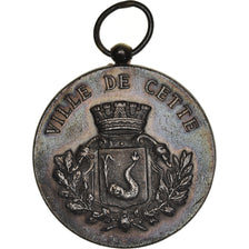 França, Medal, Concours Musical, Ville de Cette, Musique, 1903, AU(50-53)
