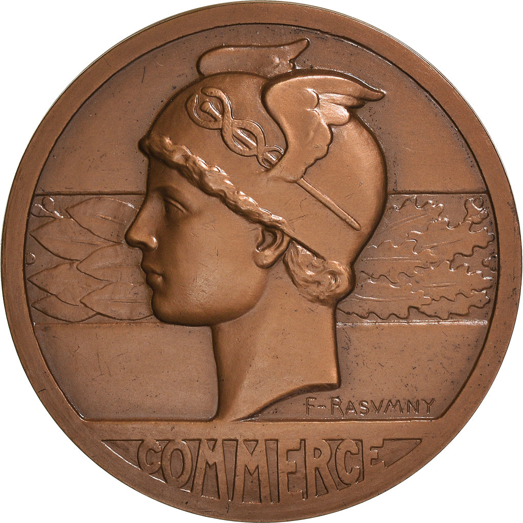 Frankreich, Medaille, Commerce, Business & industry, 1977, Rasumny, UNZ, Bronze