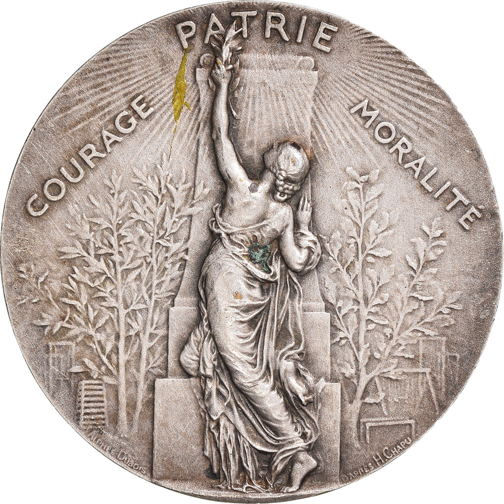 France, Médaille, Union des sociétés de gymnastique de France, Sport, Chapu