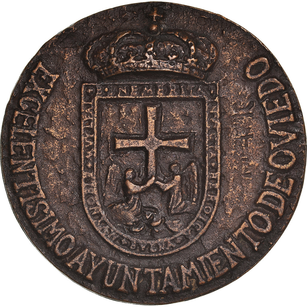 Espanha, Medal, Ayuntamiento de Oviedo, Geografia, AU(50-53), Bronze