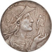 France, Medal, Marianne Casquée, France, 1927, Fraisse, AU(50-53), Silvered