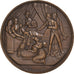 Frankreich, Medaille, Naissance, Etat Civil, Paris, Society, 1835, F. Caqué