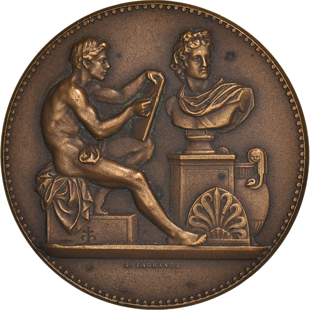Frankreich, Medaille, Ecole Municipale, Beaux-Arts, Paris, 1911, Lagrange, VZ