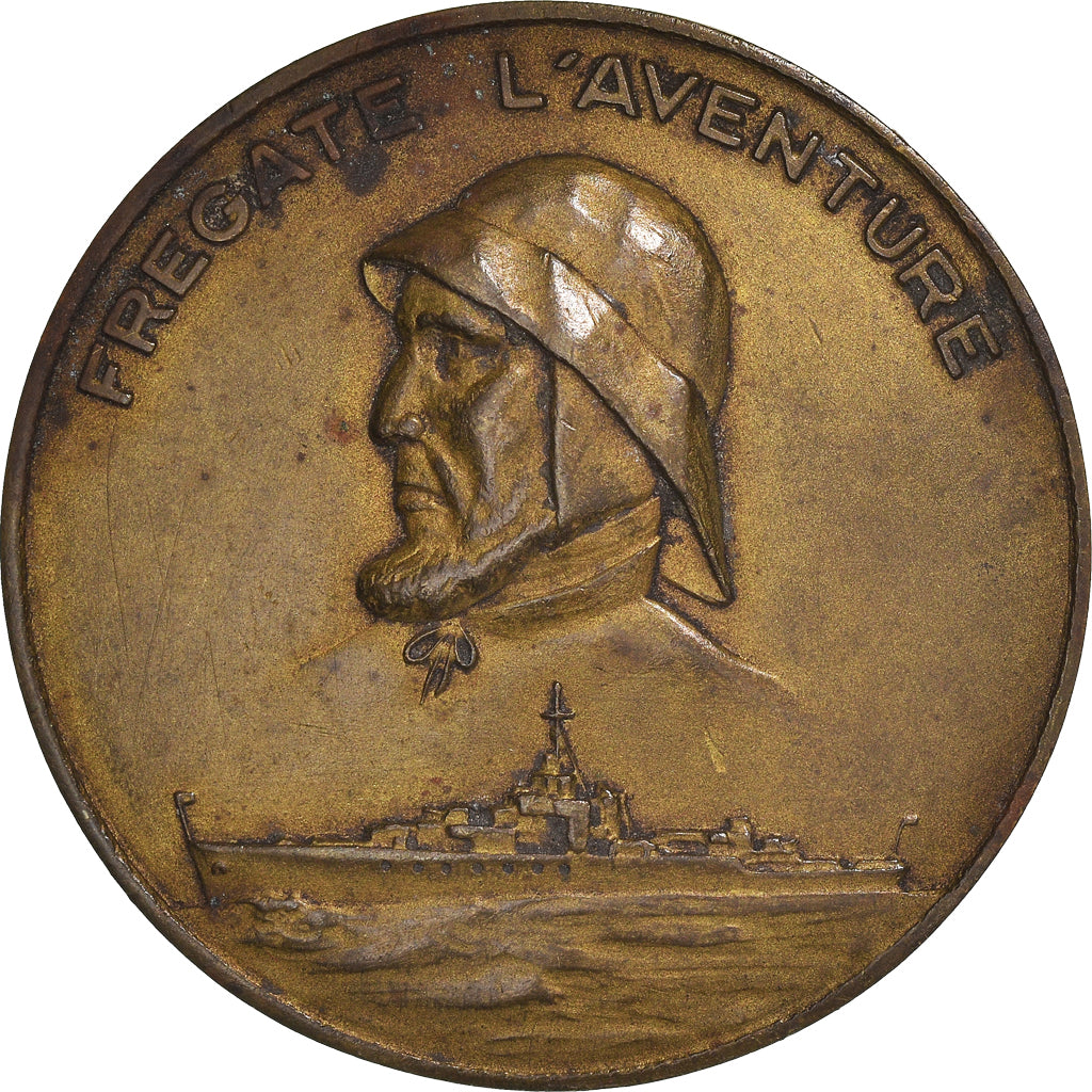 Frankreich, Medaille, Frégate l'Aventure, Stationnaire de Terre-Neuve