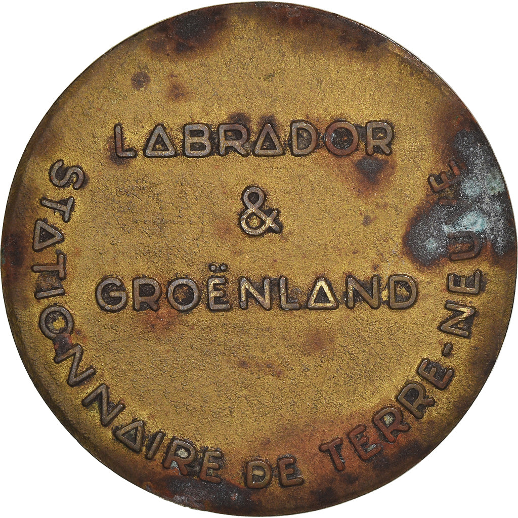 Frankreich, Medaille, Frégate l'Aventure, Stationnaire de Terre-Neuve