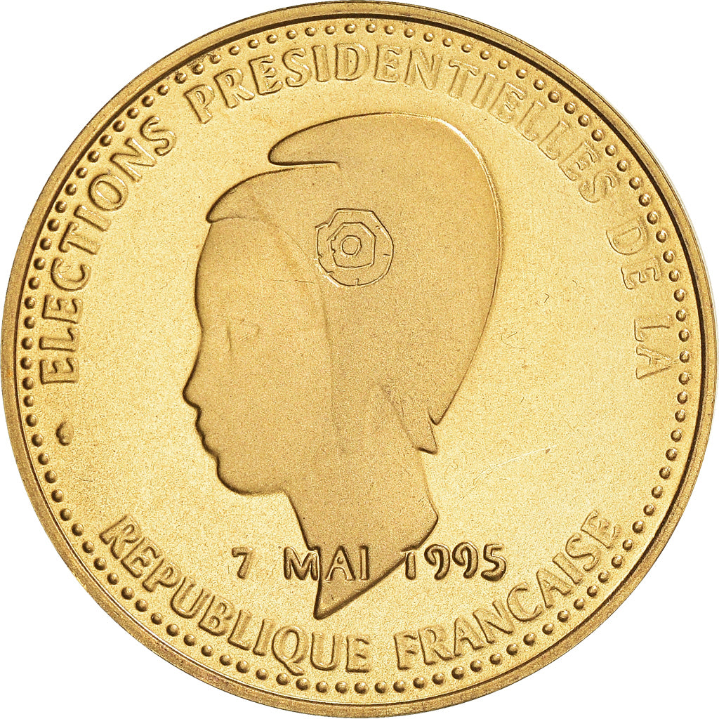 France, Medal, Jacques Chirac, Elections Présidentielles, Politics, 1995