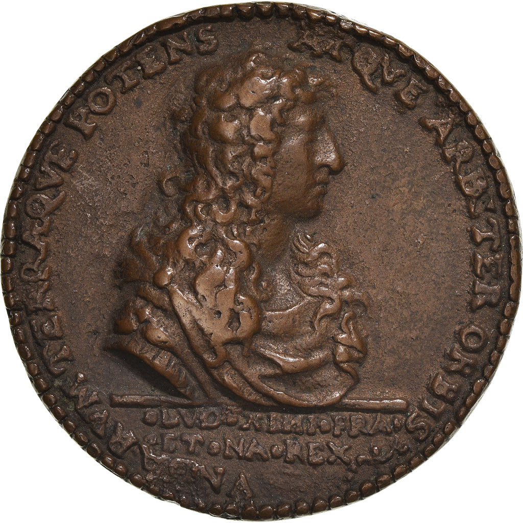 Frankreich, Medaille, Louis XIV, Le Canal du Languedoc, History, 1667, Fonte