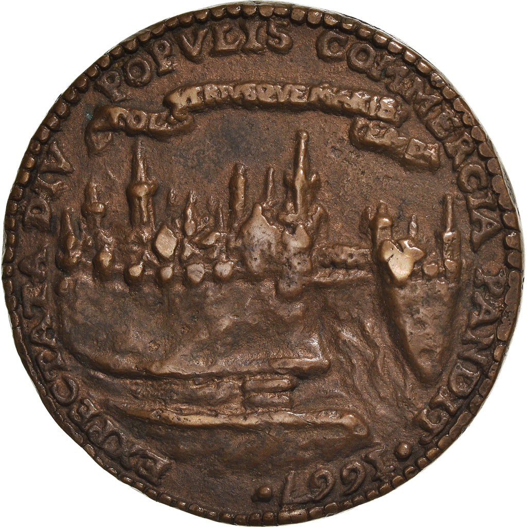 Frankreich, Medaille, Louis XIV, Le Canal du Languedoc, History, 1667, Fonte