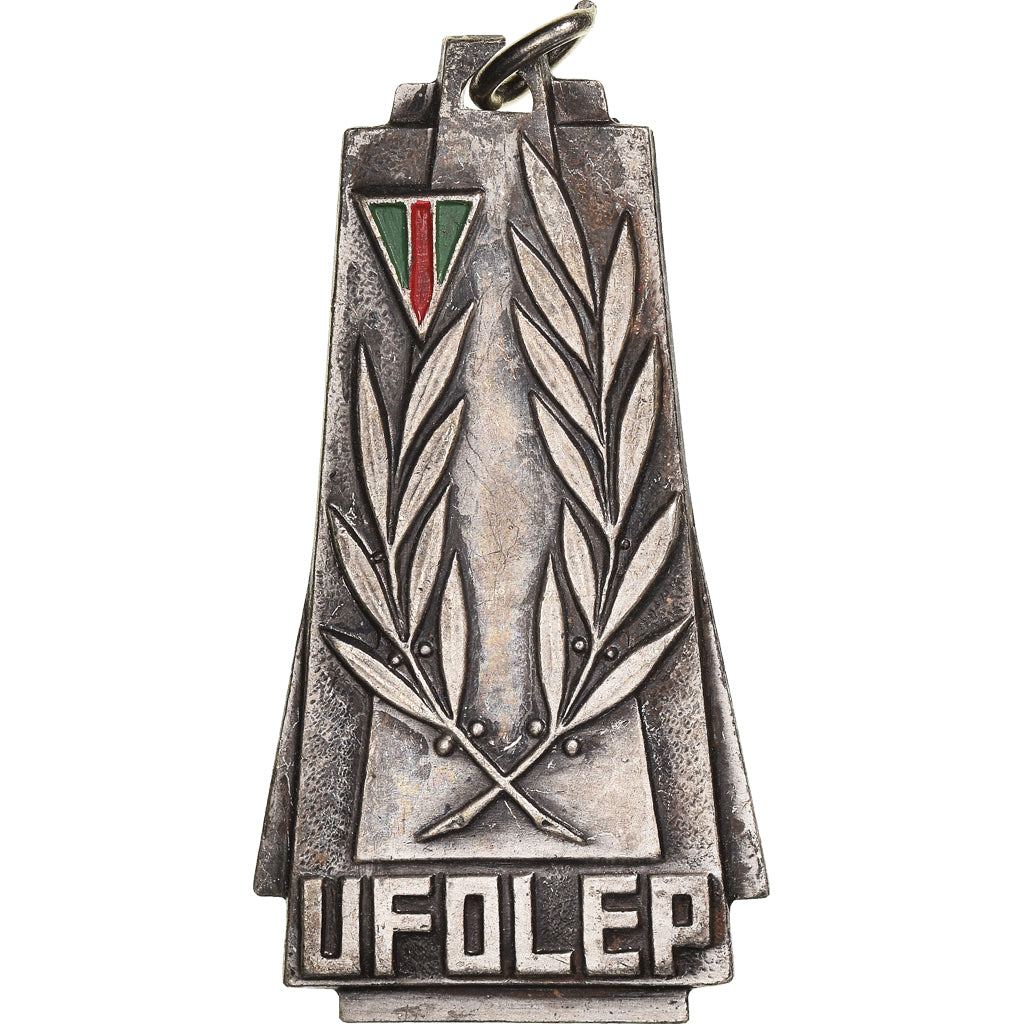França, Medal, UFOLEP, Ligue Française de l'Enseignement, Sport, AU(50-53)