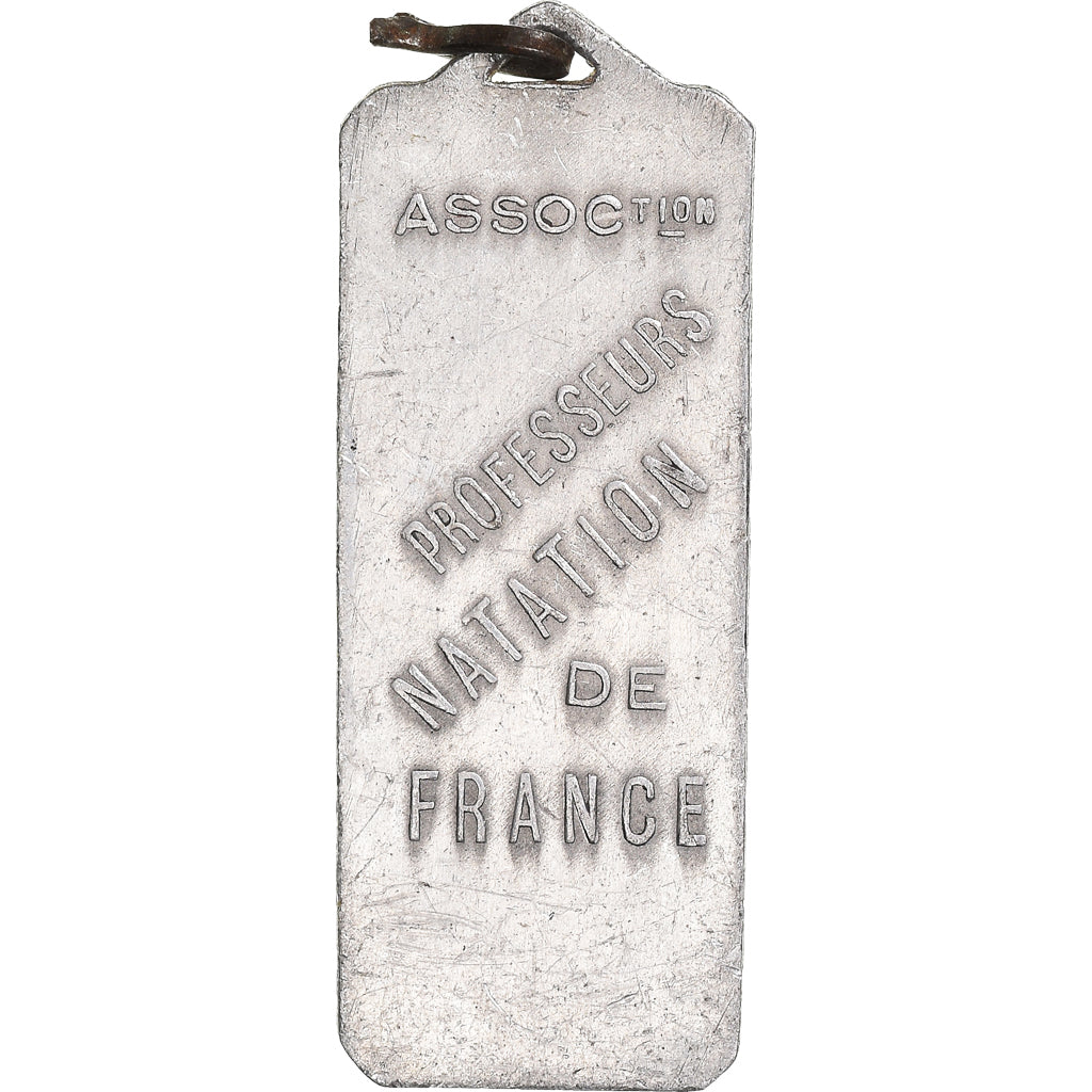 France, Médaille, Brevet de Natation, Sport, TTB, Aluminium