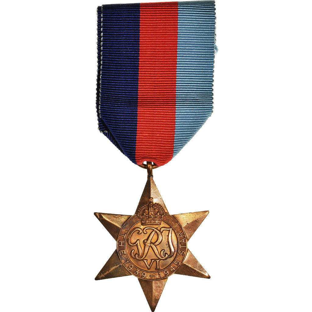 Regno Unito, 1939-45 Star, WAR, medaglia, 1939-1945, Eccellente qualità, Rame