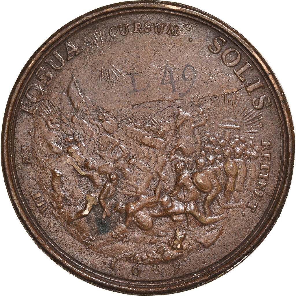 United Kingdom, Medaille, William III, Ut et Iosa Cursum Solis Retinet, History