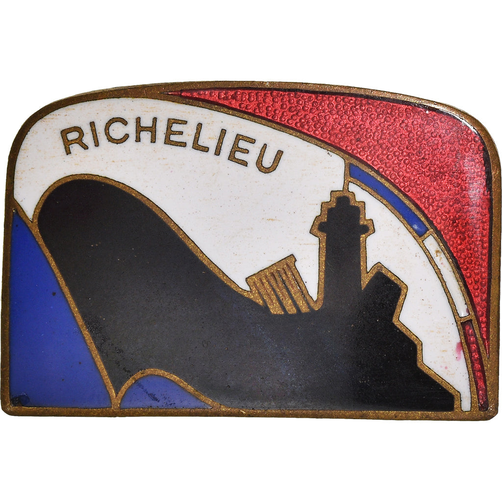 France, Insigne, Marine, Bâtiment de Ligne Richelieu, Military, Augis, SUP