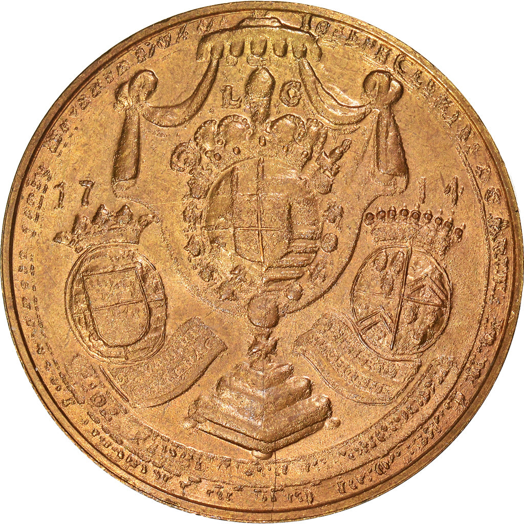Belgien, Medaille, Joseph Clemens de Bavière, Reconstruction de l'Hôtel de