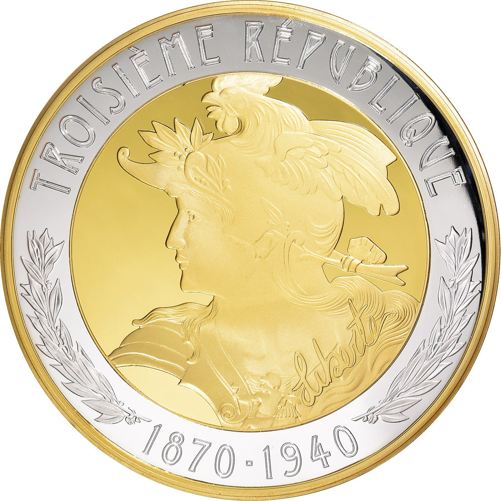 France, Medal, Marianne, Troisième République, 2017, Proof, MS(65-70), Silver