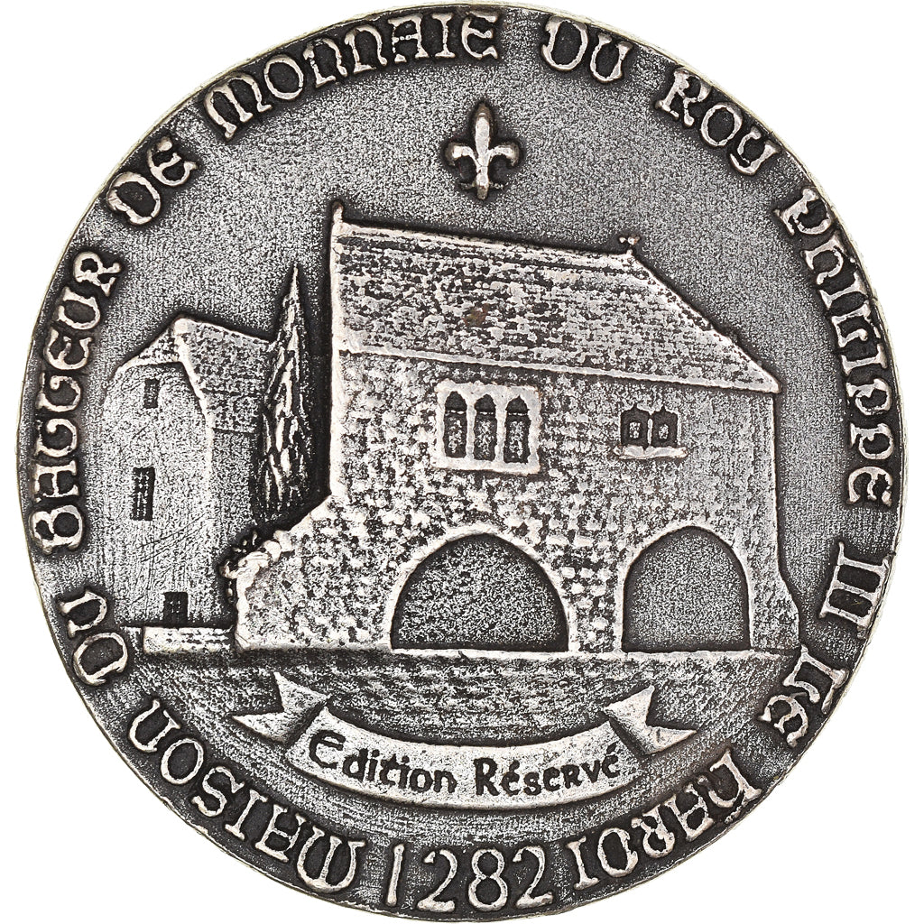 France, Médaille, Philippe III, Bastide Royale de Domme en Périgord, SUP