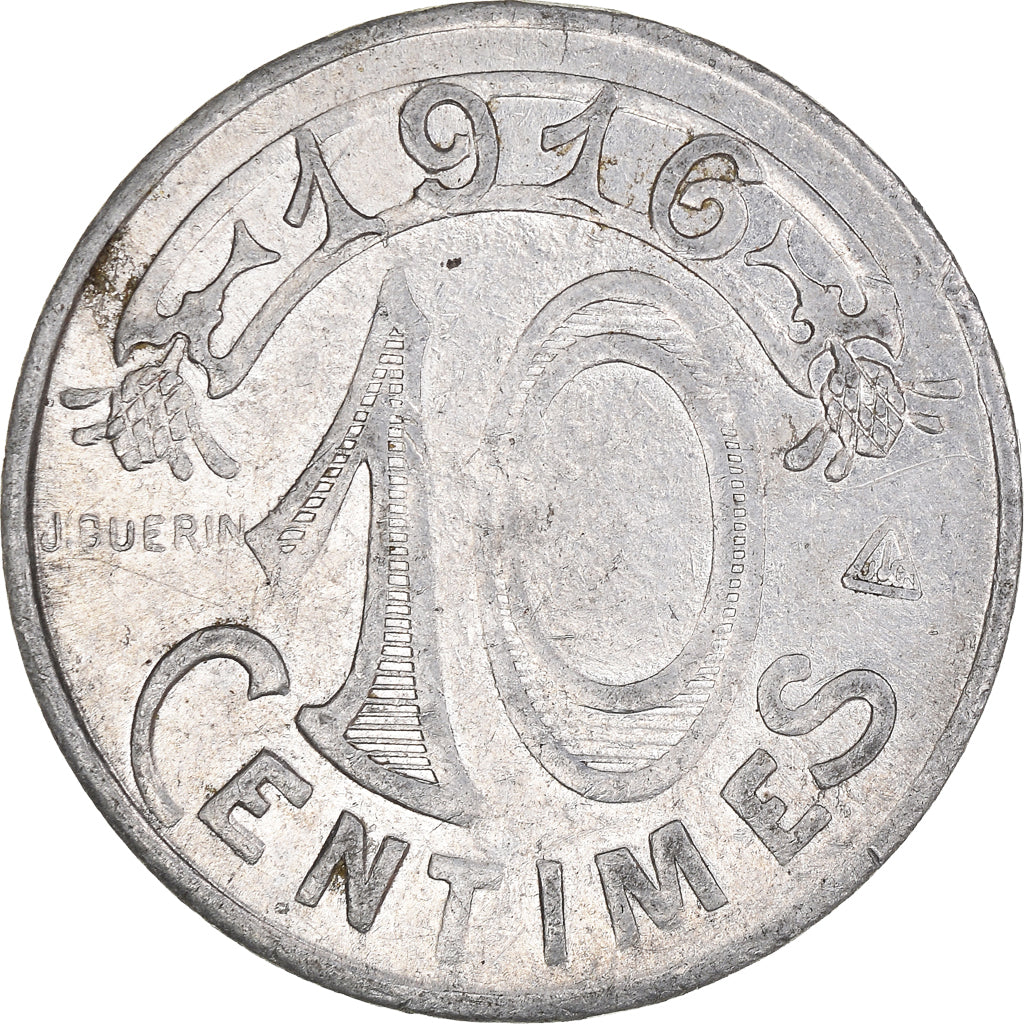 Coin, France, Chambre de Commerce, Marseille, Marseille, 10 Centimes, 1916