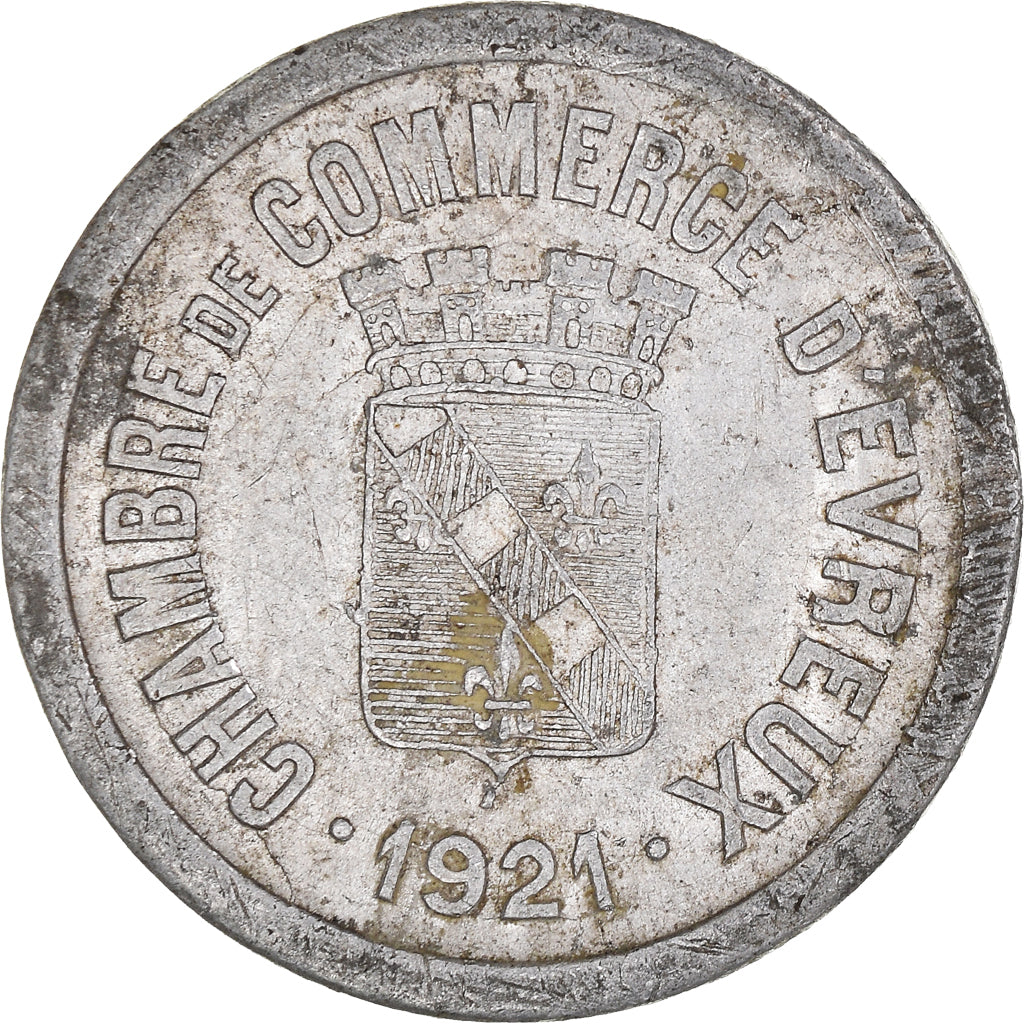 Coin, France, ,, 10 Centimes, 1921, Evreux, EF(40-45), Aluminium, Elie:10.2