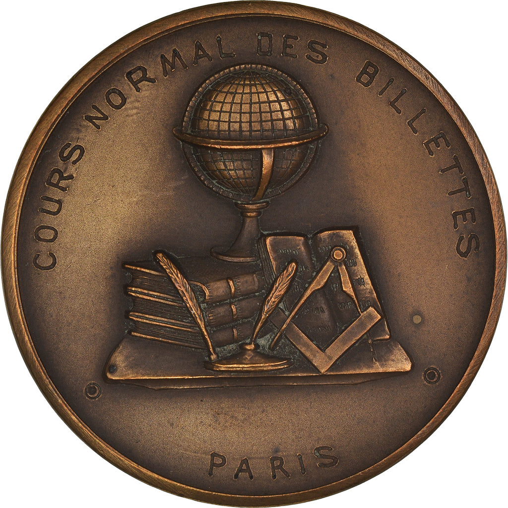 Frankreich, Medaille, Cours Normal des Billettes, Solfège, Musique, 1911, SS+