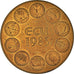 Francia, medalla, Ecu Europa, Europe Assise, Politics, 1983, Rodier, EBC, Cobre