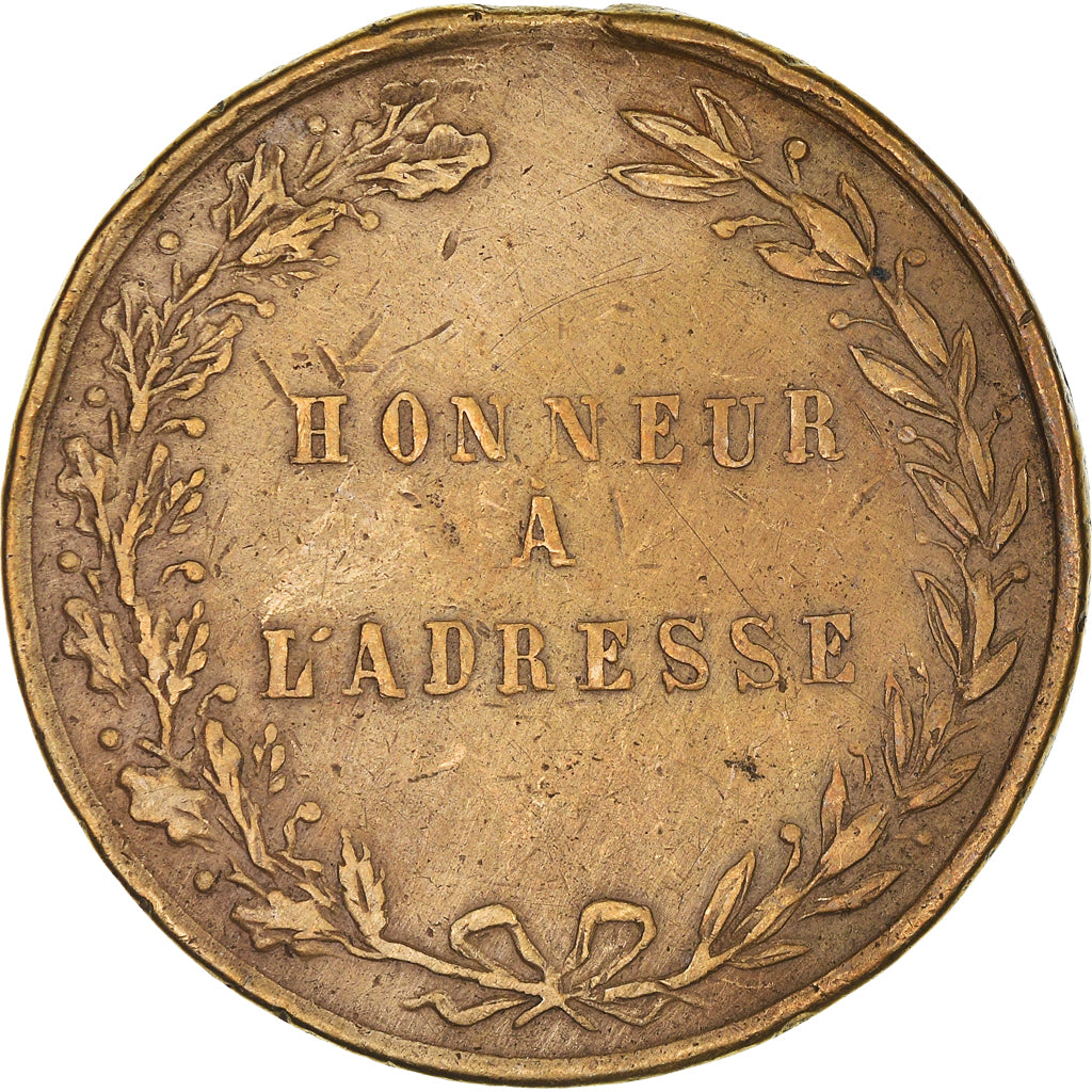 France, Medal, Honneur à l'Adresse, Sports & leisure, AU(50-53), Copper