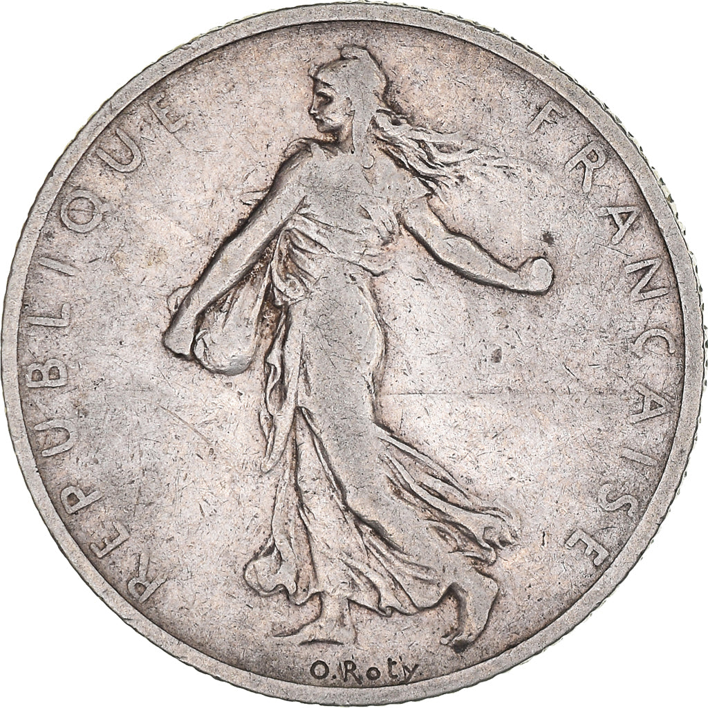 Coin, France, Semeuse, 2 Francs, 1902, Paris, VF(20-25), Silver, KM:845.1