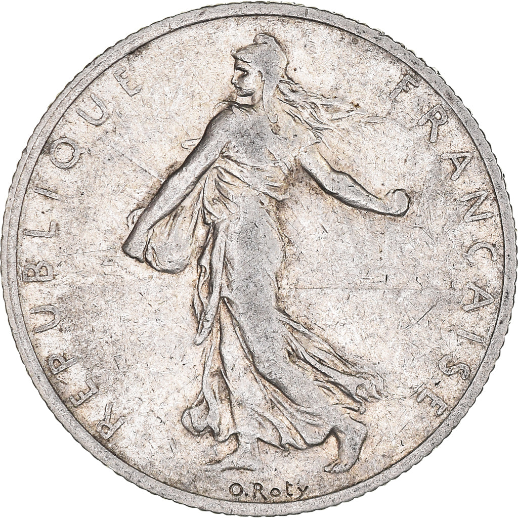 Coin, France, Semeuse, 2 Francs, 1910, Paris, VF(30-35), Silver, KM:845.1