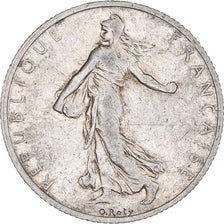 Coin, France, Semeuse, 2 Francs, 1910, Paris, VF(30-35), Silver, KM:845.1