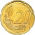 Chipre, 20 Euro Cent, 2012, SC+, Latón, KM:82