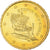 Chipre, 10 Euro Cent, 2012, SC+, Latón, KM:81