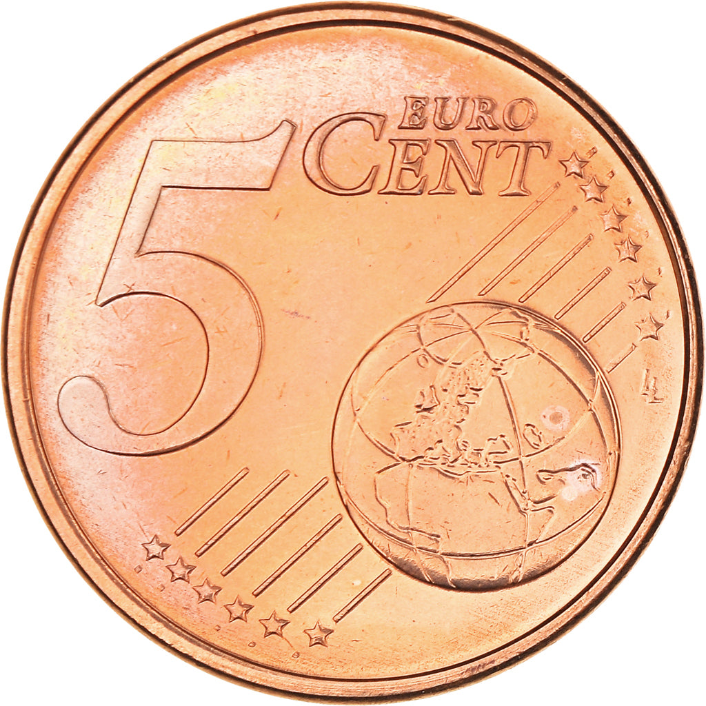 Cypr, 5 Euro Cent, 2011, MS(64), Miedź platerowana stalą, KM:80