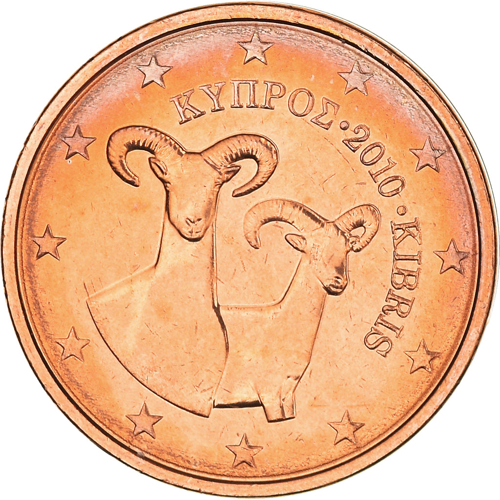 Chypre, 2 Euro Cent, 2010, SPL+, Cuivre plaqué acier, KM:79