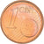 Chipre, Euro Cent, 2010, MS(64), Aço Cromado a Cobre, KM:78