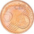 Letónia, 5 Euro Cent, 2014, Stuttgart, MS(65-70), Aço Cromado a Cobre, KM:152