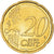 Łotwa, 20 Euro Cent, 2014, Stuttgart, MS(65-70), Mosiądz, KM:154