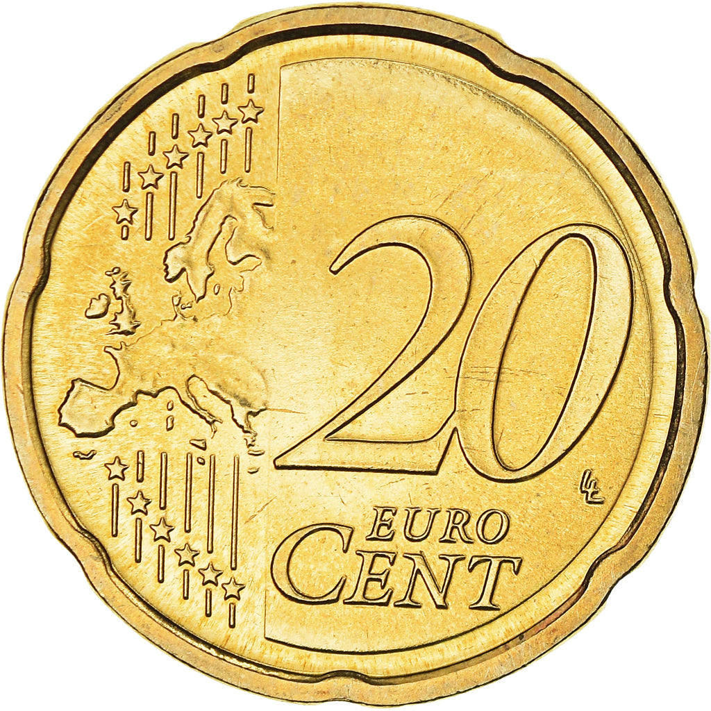 Lettonie, 20 Euro Cent, 2014, Stuttgart, FDC, Laiton, KM:154