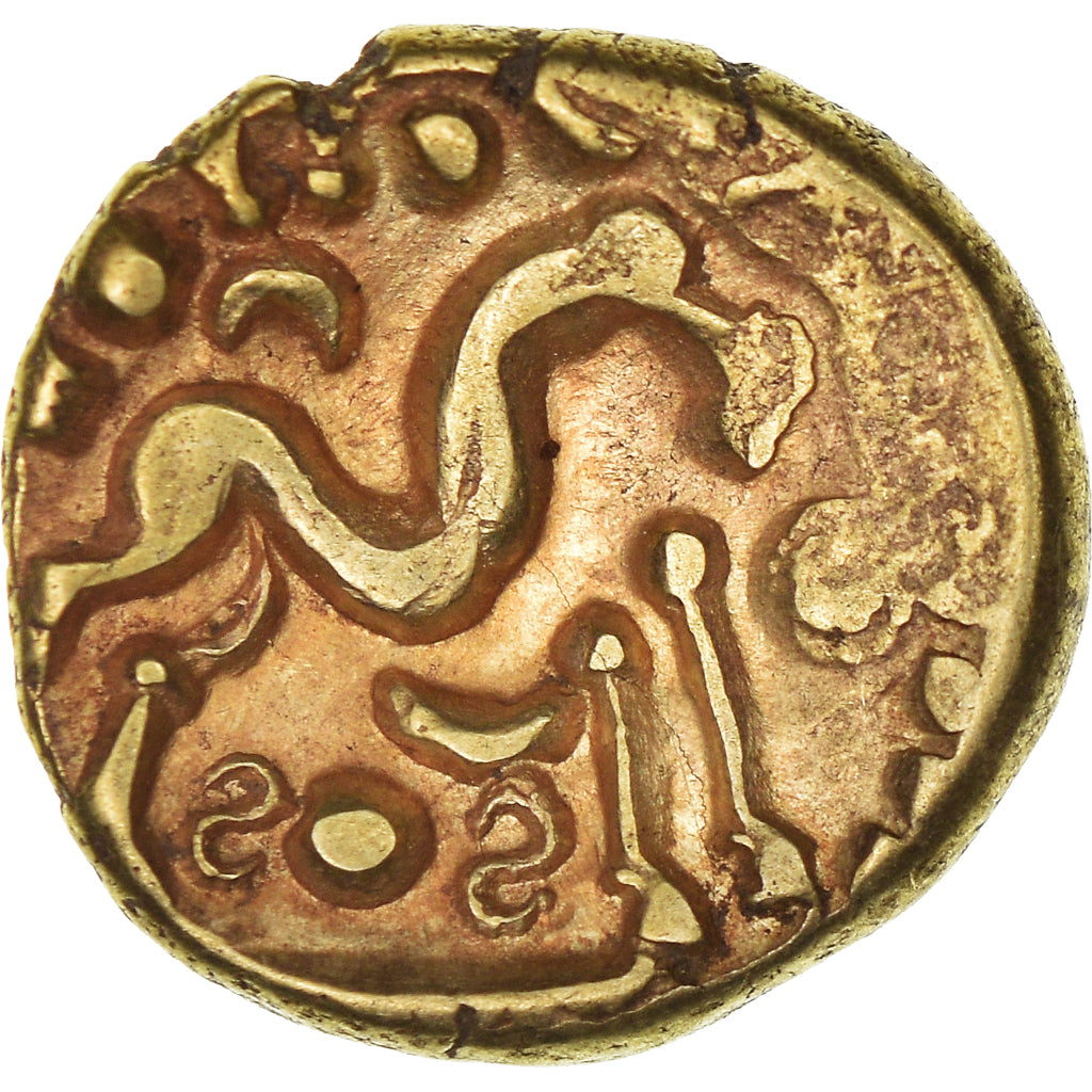 Ambiani, Stater, ca. 60-40 BC, Gold, AU(50-53), Delestrée:242