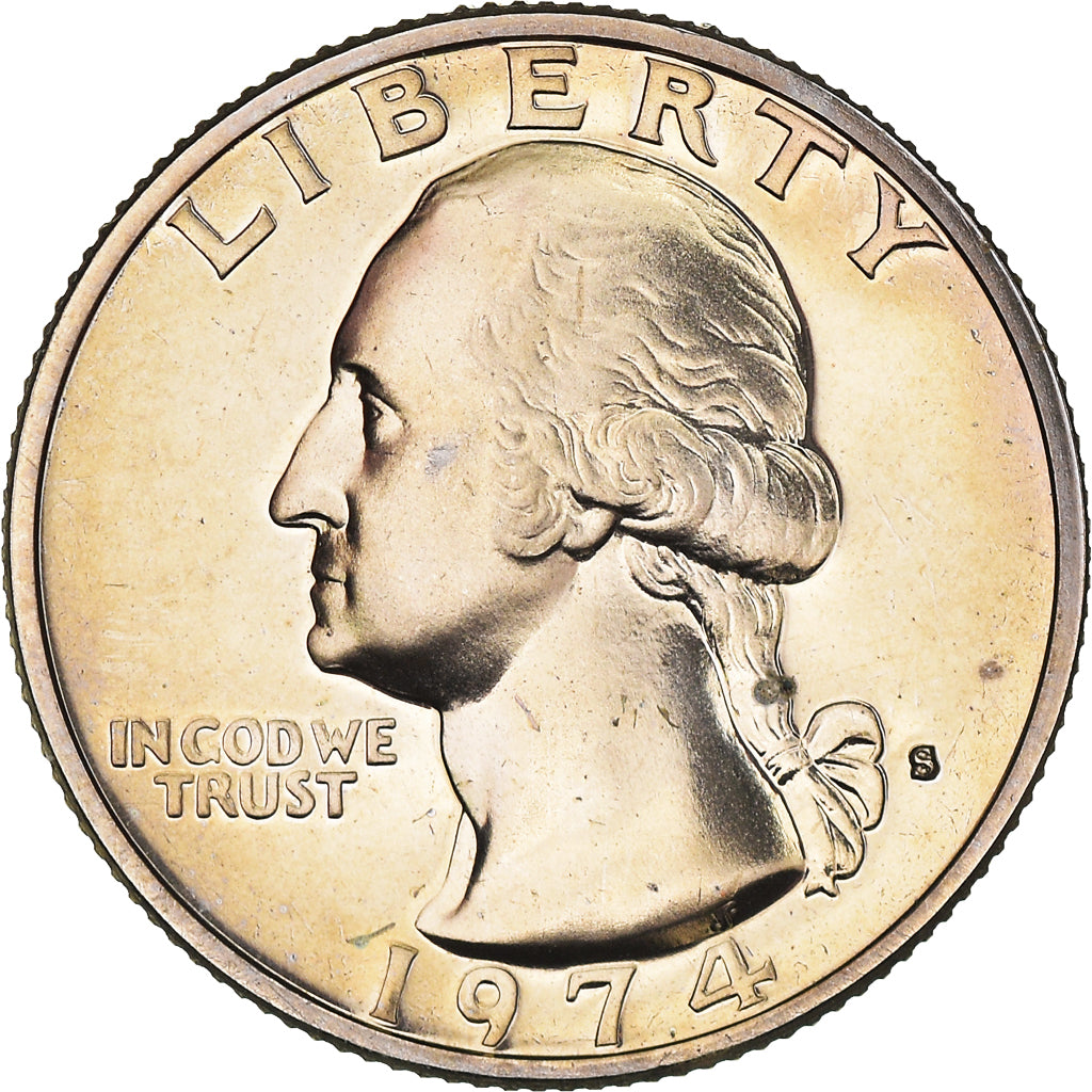 Coin, United States, Washington, Quarter, 1974, San Francisco, Proof, MS(64)