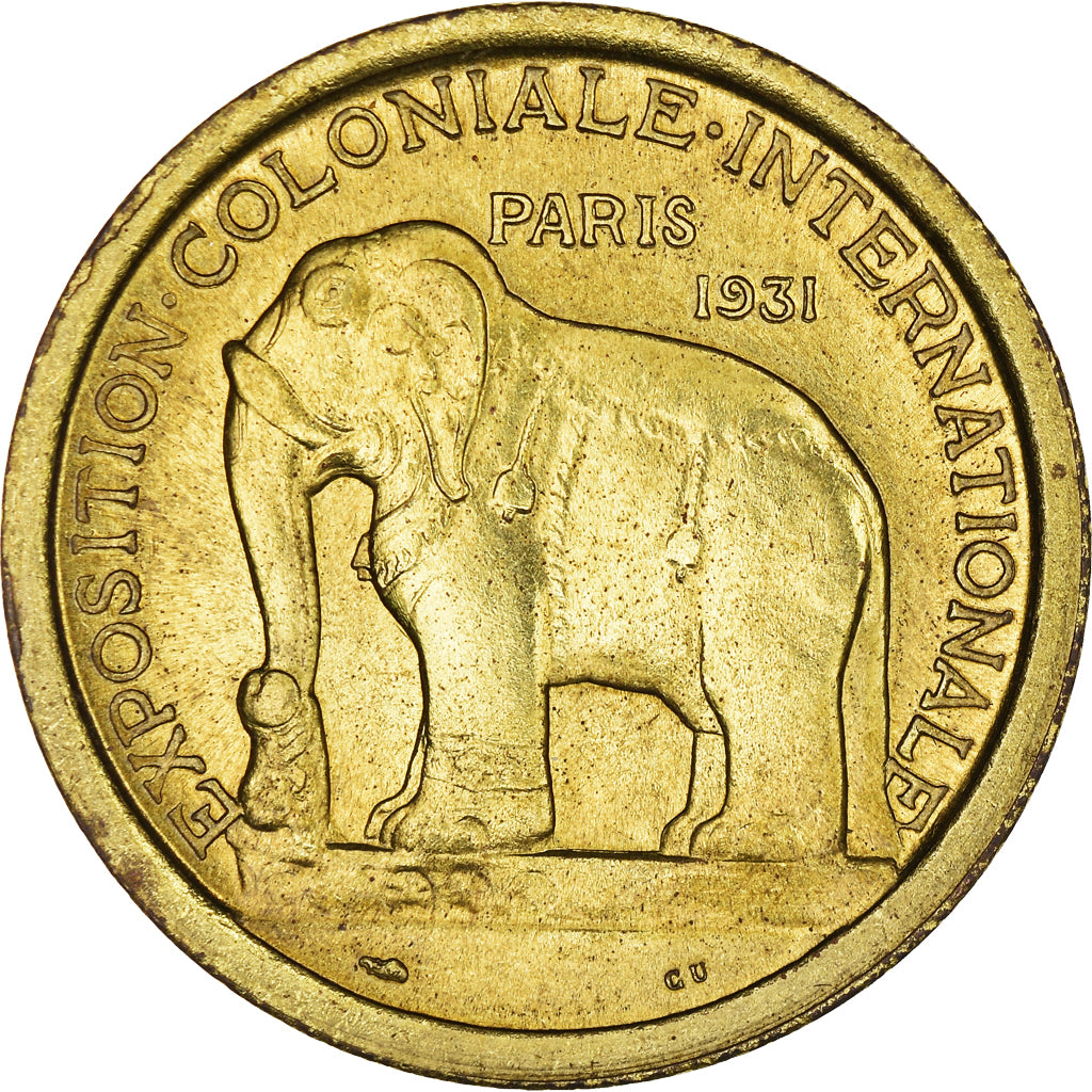 France, Medal, Exposition Coloniale Internationale, Paris, Asie, 1931, Bazor