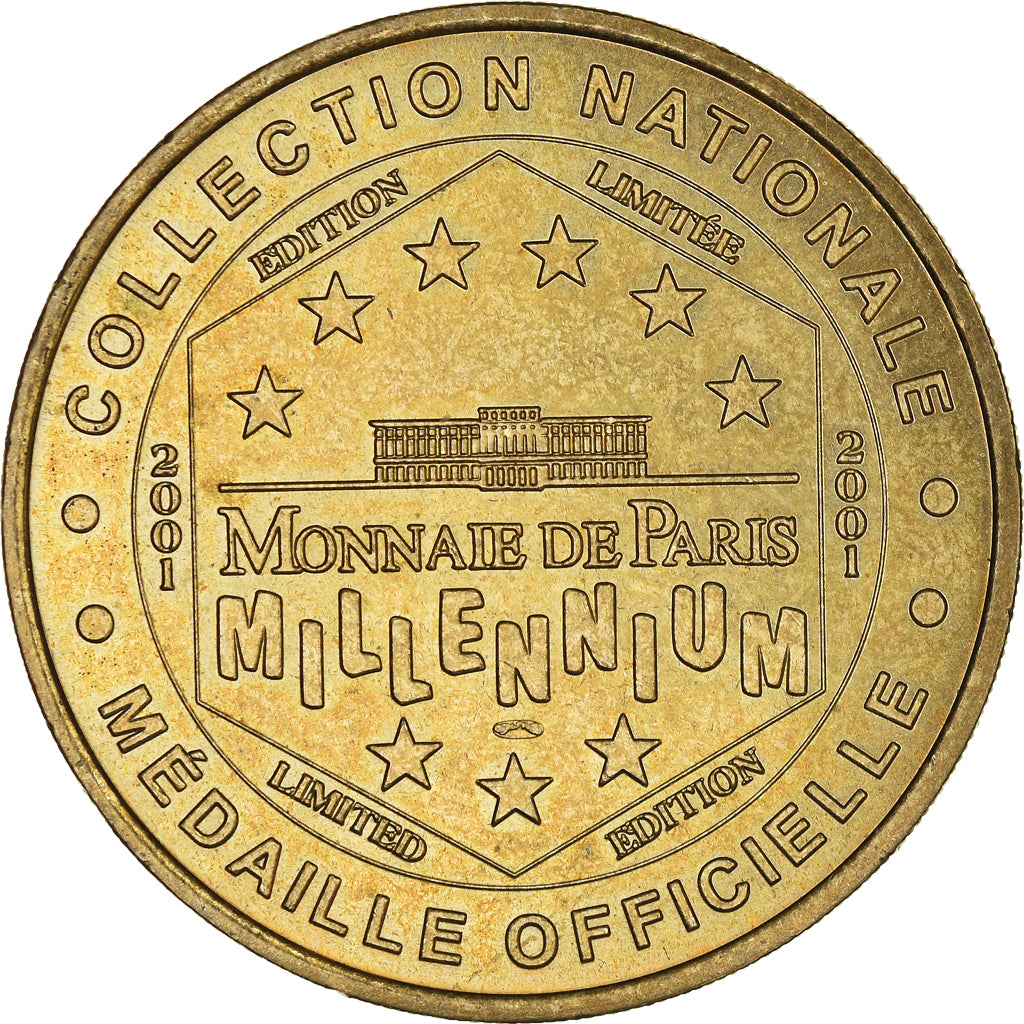 França, Token, Token turístico, Cathédrale Notre Dame - n° 1 -, 2001