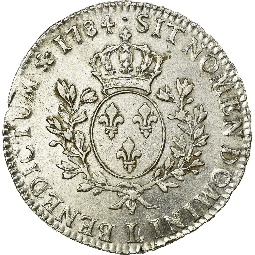 Coin, France, Louis XVI, Écu aux branches d'olivier, Ecu, 1784, Bayonne