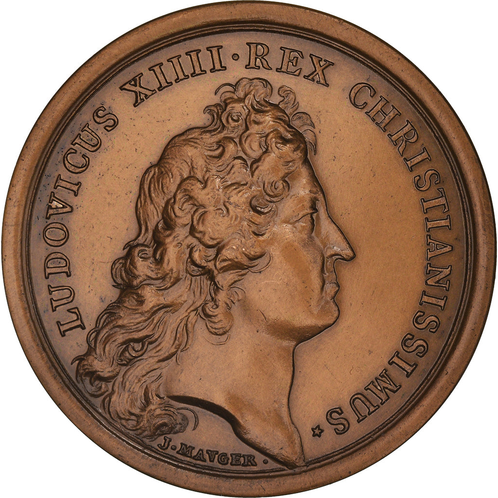 Frankreich, Medaille, Louis XIV, Prise de Douai, History, 1972, Mauger