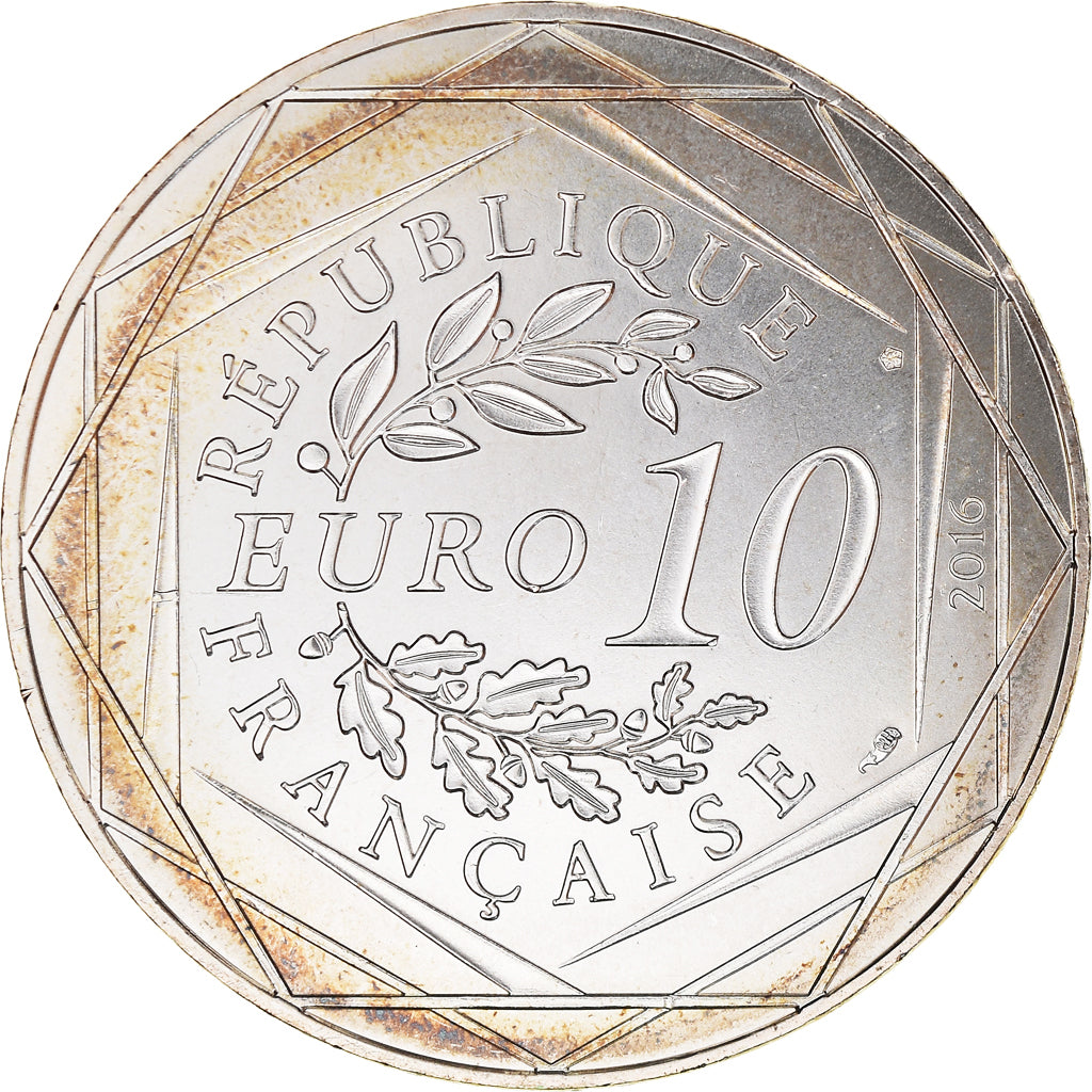 France, Monnaie de Paris, 10 Euro, Le Petit Prince (fait de la voile), 2016
