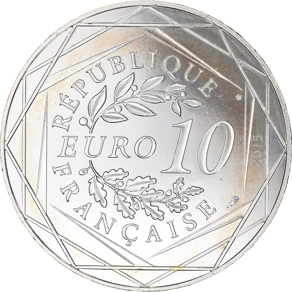 France, 10 Euro, Astérix Égalité (La zizanie), 2015, Paris, B.D, MS(65-70)