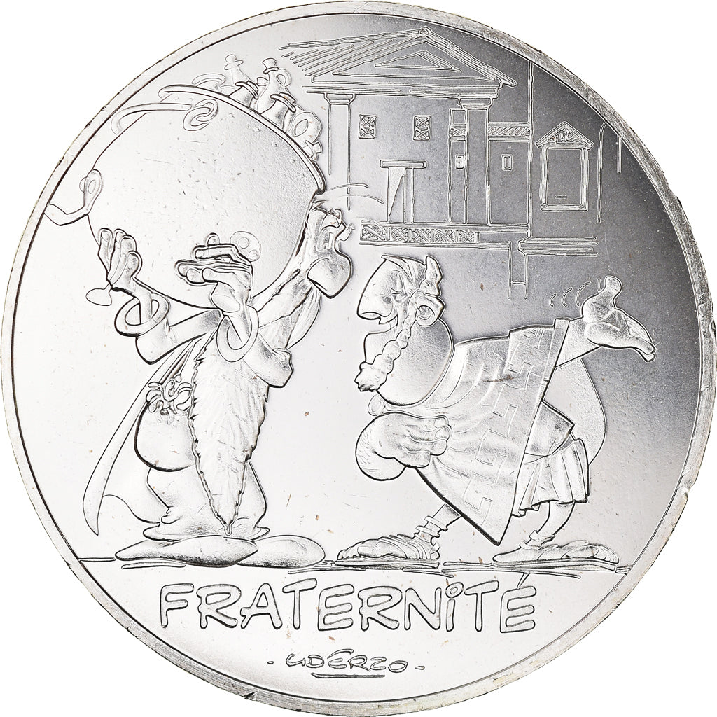 Francja, Monnaie de Paris, 10 Euro, Astérix Fraternité (Jeux Olympiques)