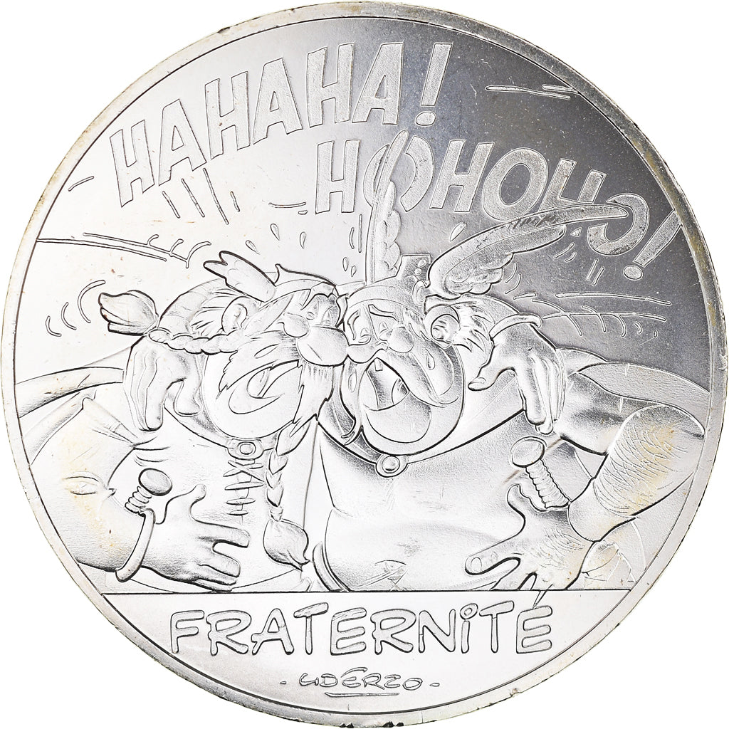France, 10 Euro, Astérix - Fraternité - Chez les Belges, 2015, Paris, B.D
