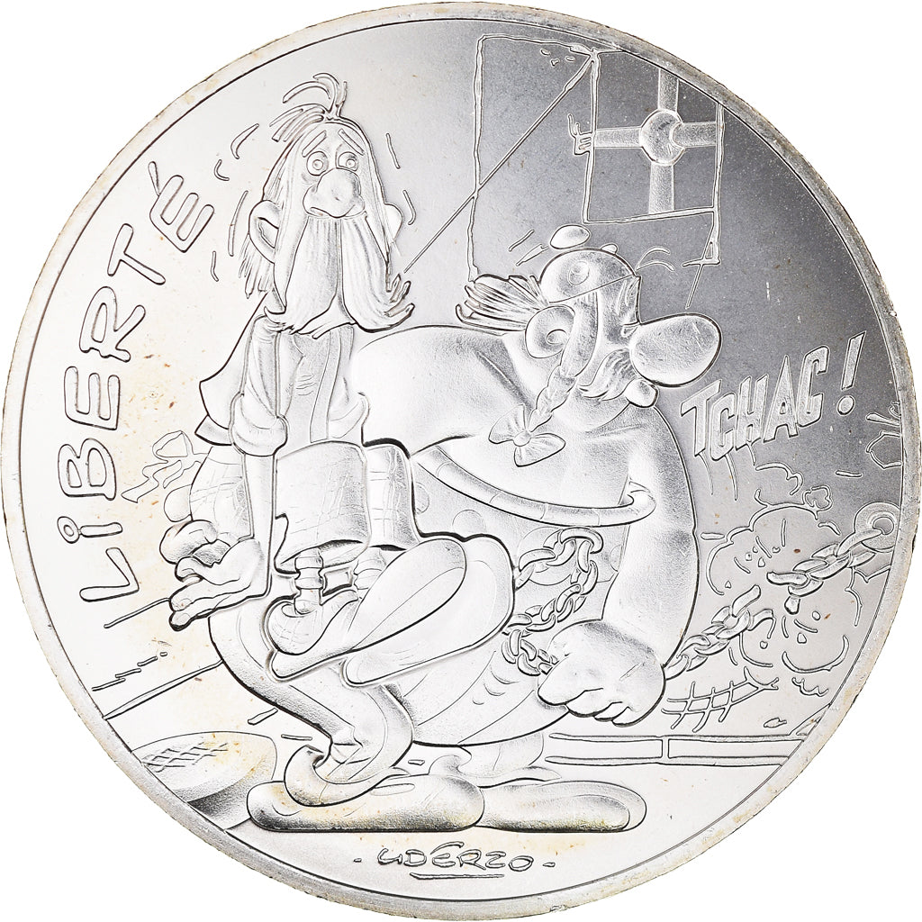 Francja, 10 Euro, Astérix Liberté (Astérix chez les bretons), 2015, Paris