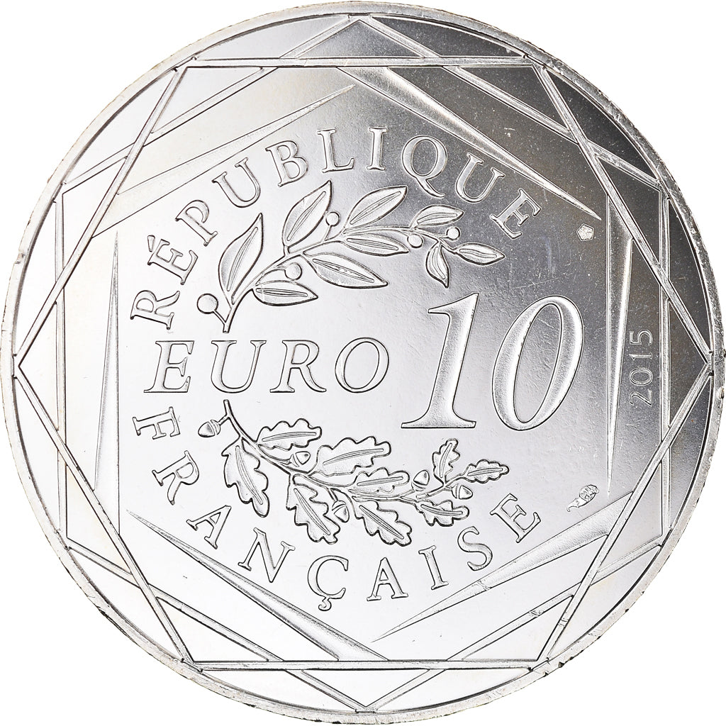 France, 10 Euro, Astérix Liberté (Astérix chez les bretons), 2015, Paris