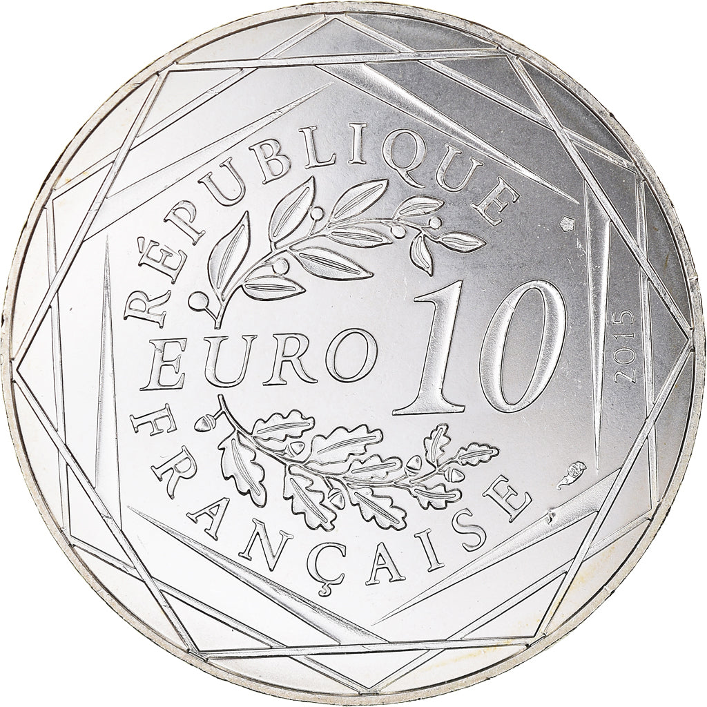 France, Monnaie de Paris, 10 Euro, Astérix Liberté (La rose et le glaive)