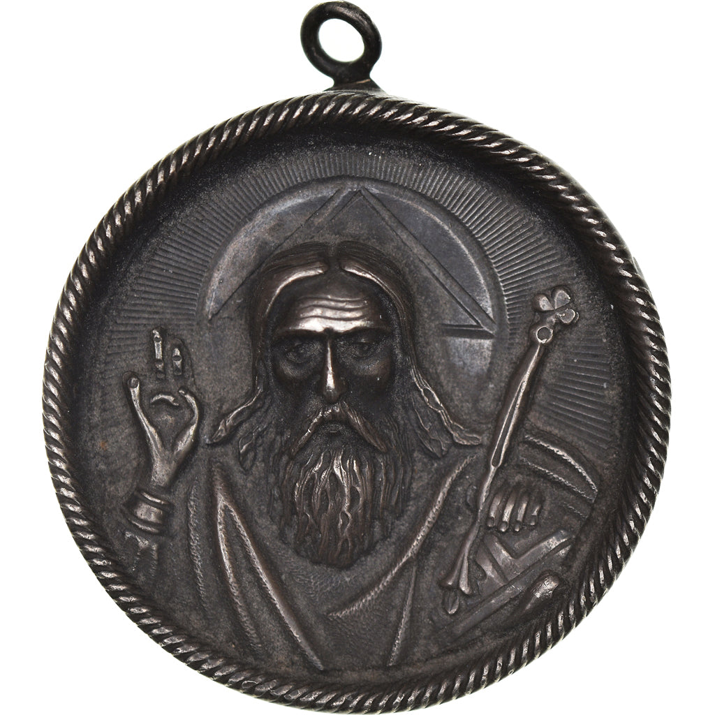 Francia, medaglia, Jesus Christ, Religions & beliefs, Haut Relief, SPL-, Argento
